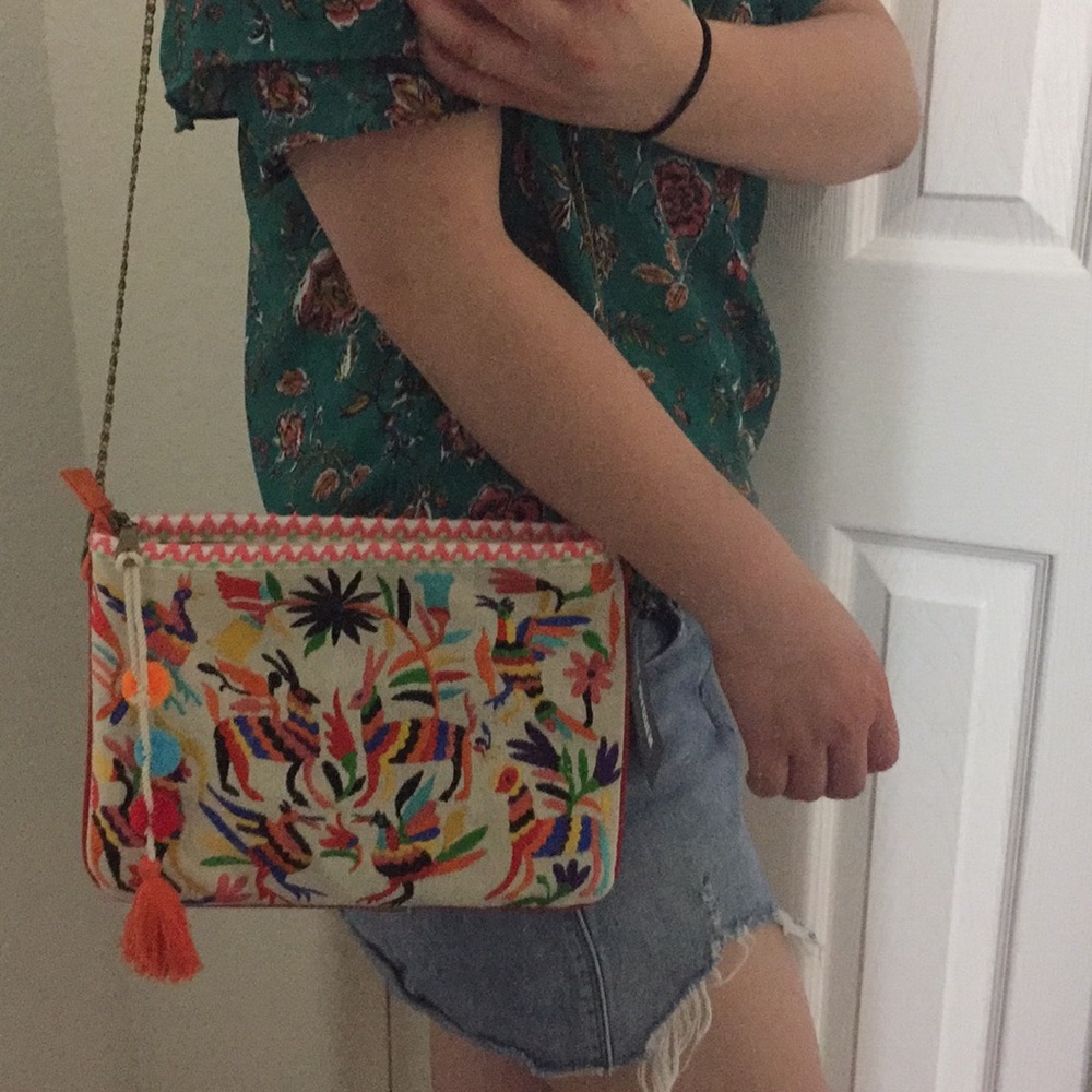 New Steve Madden Bsimba canvas clutch shoulder bag - Picture 1 of 8